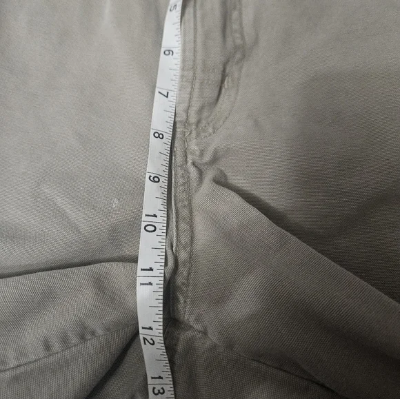 Columbia Mens Shorts Size 36 Cotton Brown Flat Front Casual Chino! - Picture 8 of 9